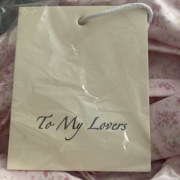 To My Lovers Tye Front Mini Dress Sz L nwt bundle item 3 items save 20%+dis ship - Picture 4 of 5